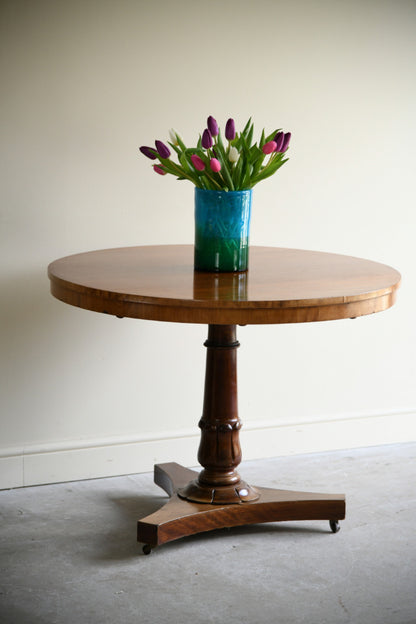 Antique Mahogany Tilt Top Table