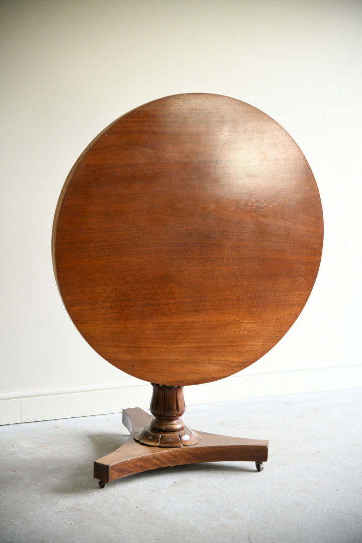 Antique Mahogany Tilt Top Table