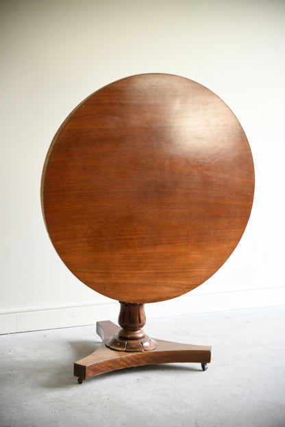 Antique Mahogany Tilt Top Table