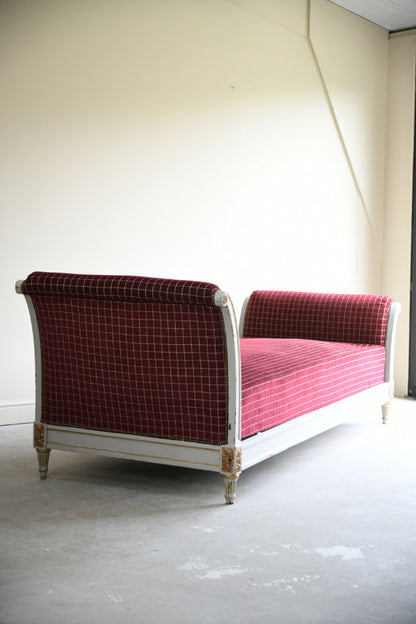 A 19th Century Continental Painted Day Bed