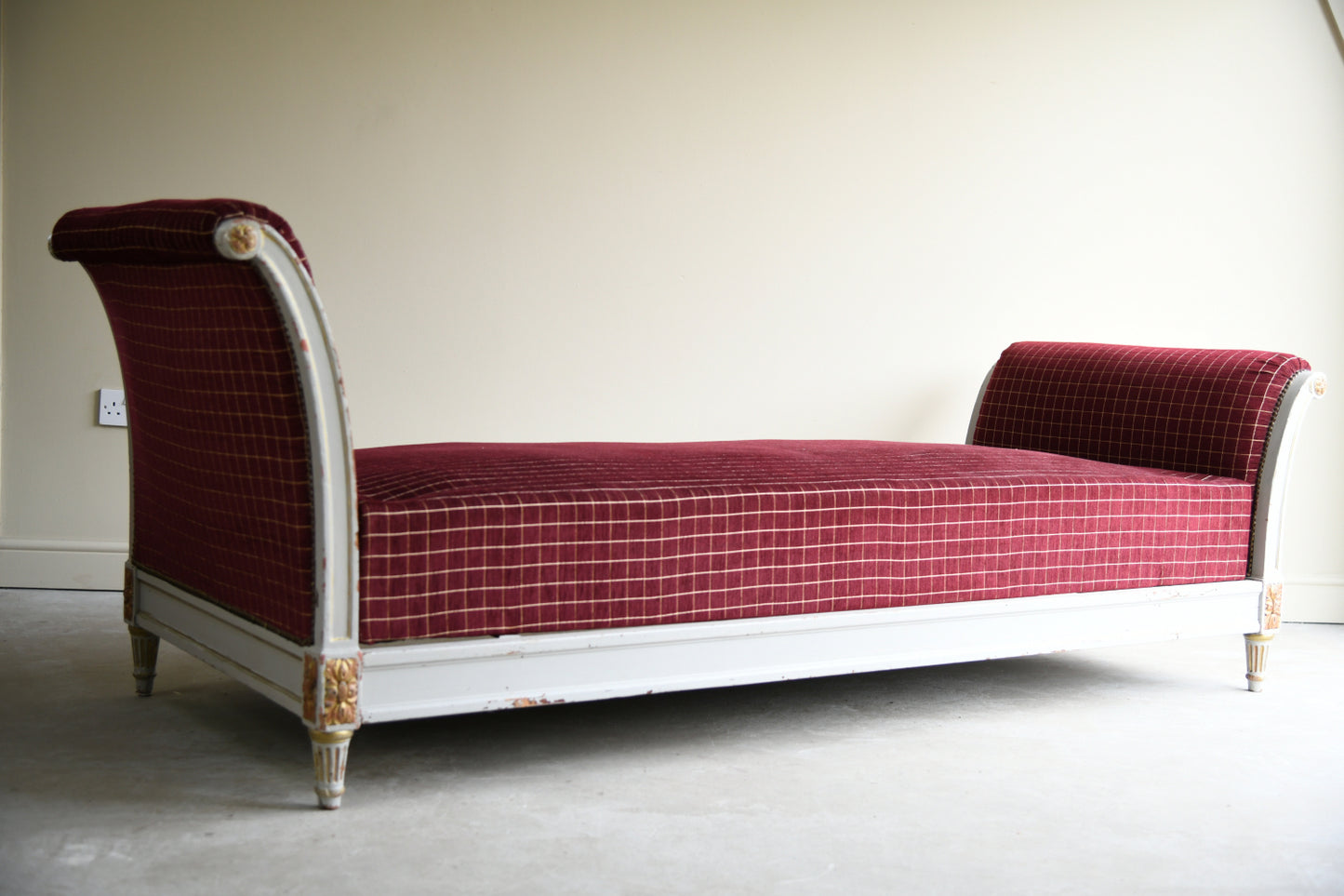 A 19th Century Continental Painted Day Bed