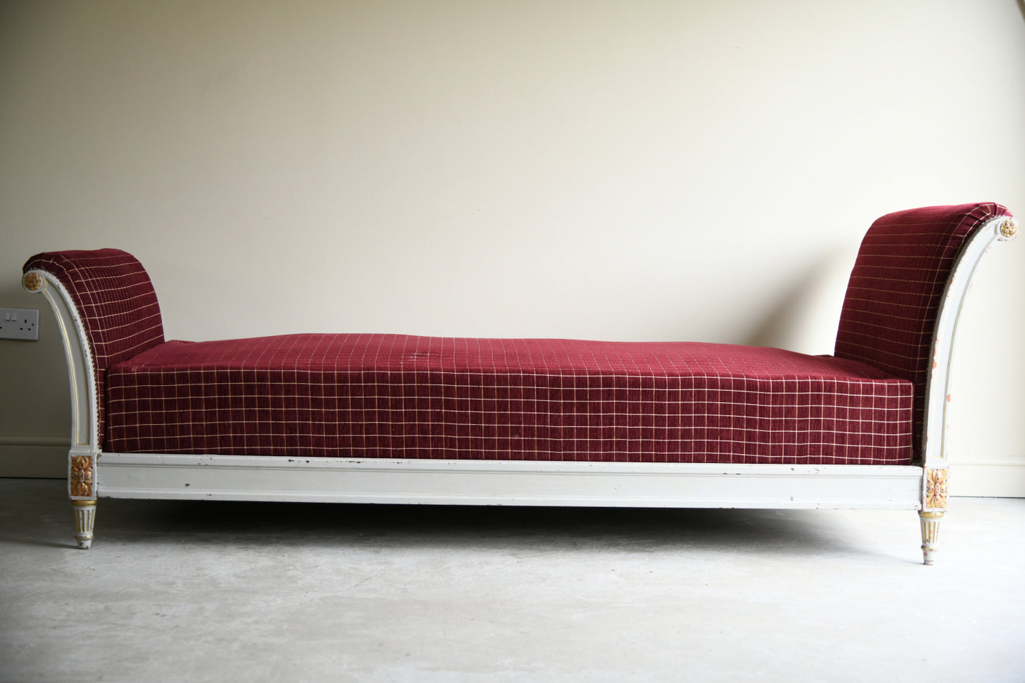 A 19th Century Continental Painted Day Bed