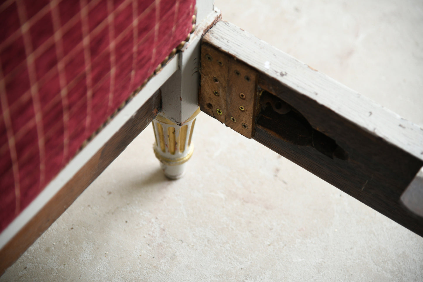 A 19th Century Continental Painted Day Bed