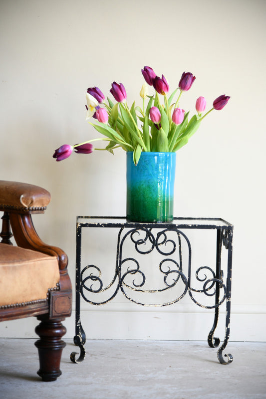 Vintage Wrought Iron Occasional Table