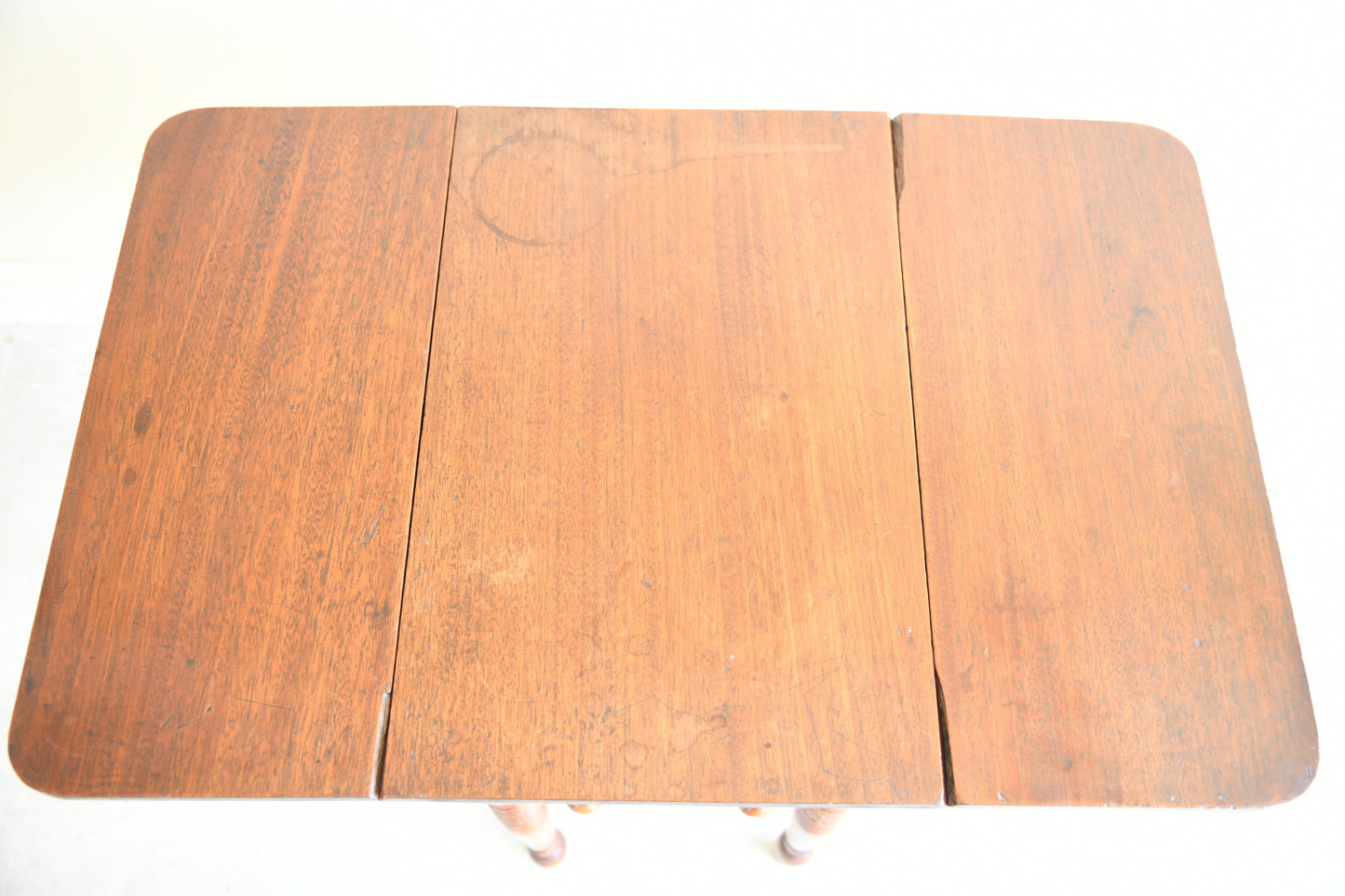 19th Century Mahogany Drop Leaf Work Table