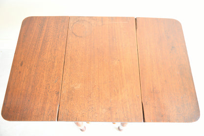 19th Century Mahogany Drop Leaf Work Table