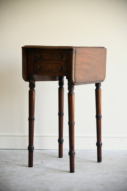 19th Century Mahogany Work Table