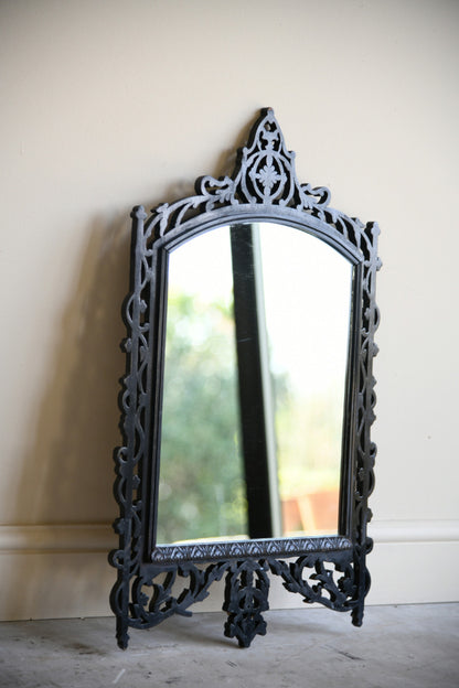 Ebonised Pierced Wall Mirror