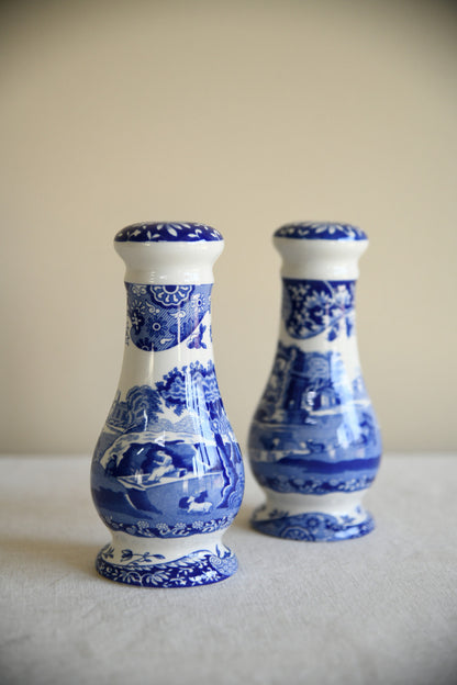 Large Spode Salt & Pepper Shakers
