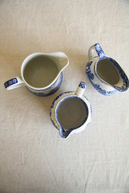 3 Spode Italian Jugs