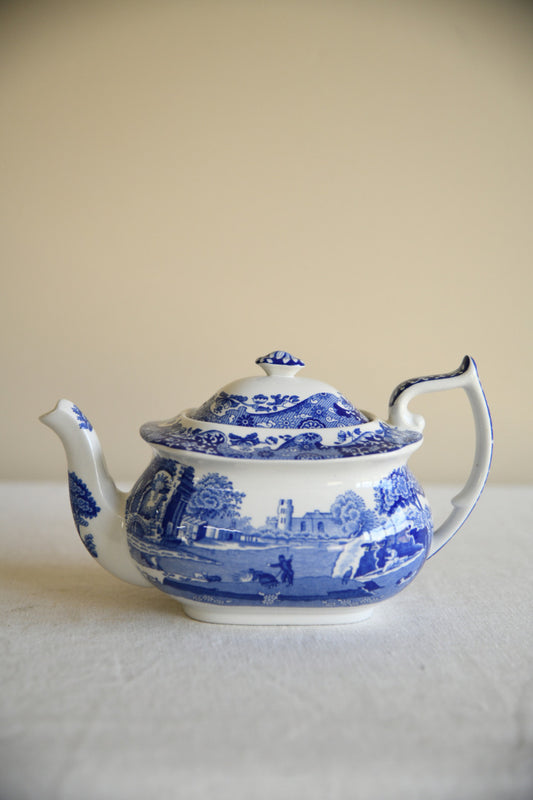 Spode Italian Blue & White Teapot