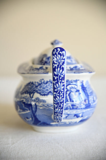 Spode Italian Blue & White Teapot