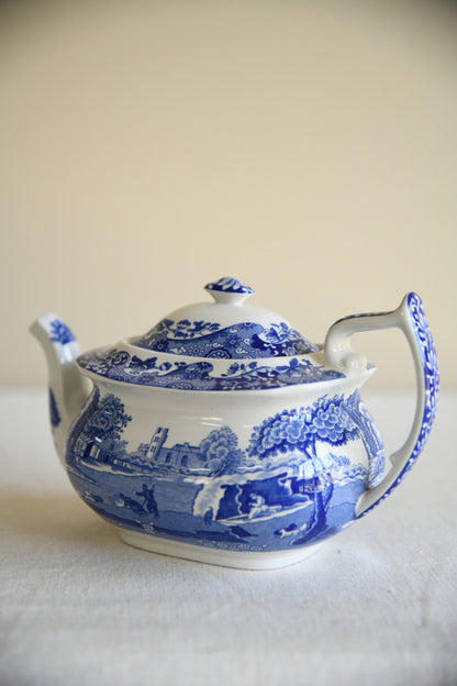 Spode Italian Blue & White Teapot