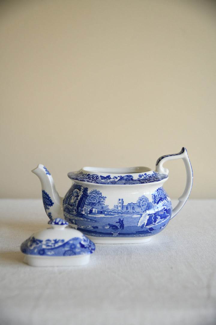 Spode Italian Blue & White Teapot