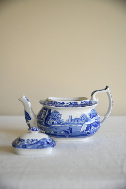 Spode Italian Blue & White Teapot