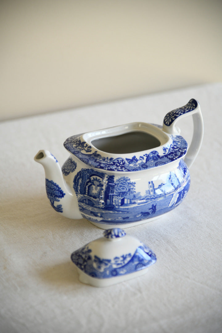 Spode Italian Blue & White Teapot