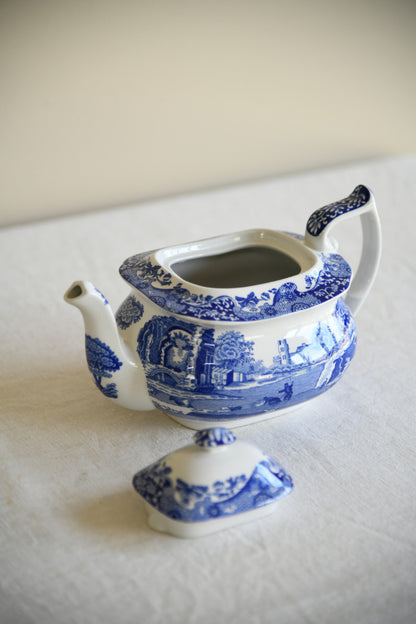Spode Italian Blue & White Teapot