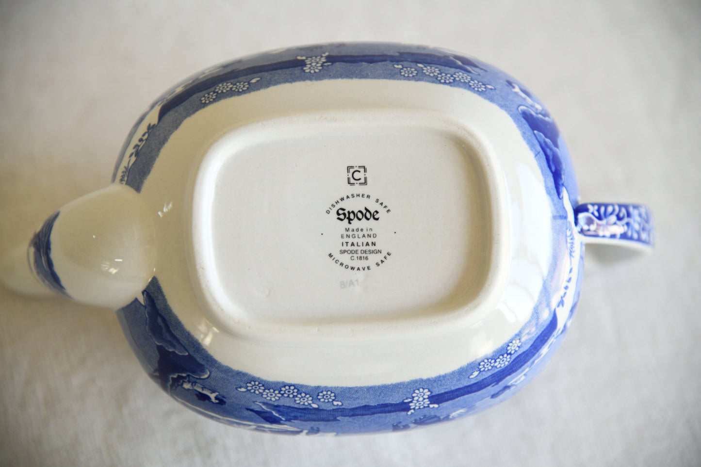 Spode Italian Blue & White Teapot
