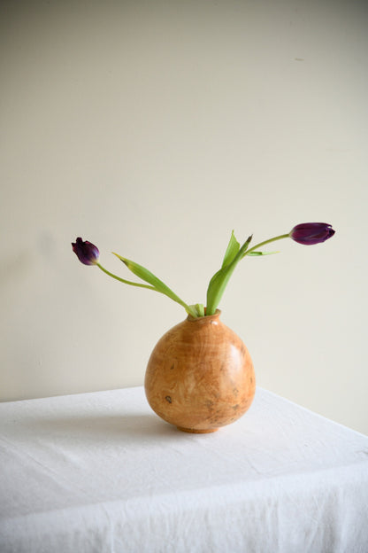 Turned Sycamore Vase