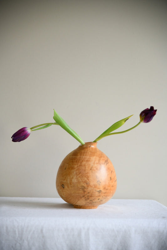 Turned Sycamore Vase