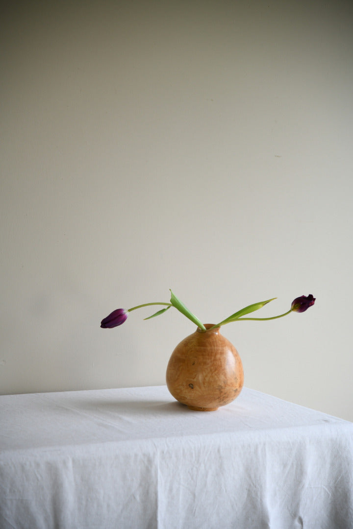 Turned Sycamore Vase