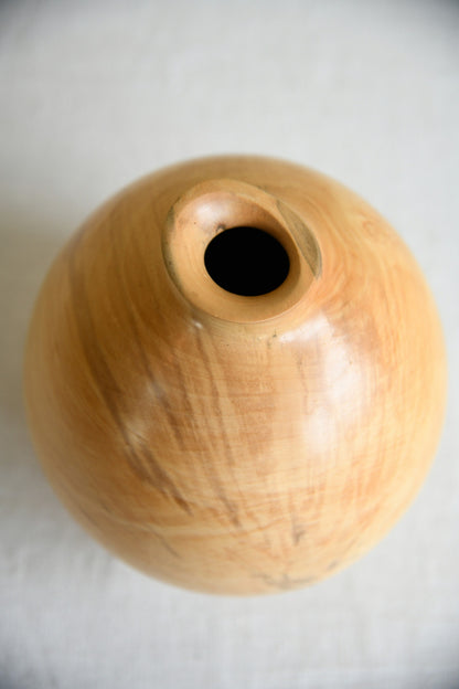 Turned Sycamore Vase