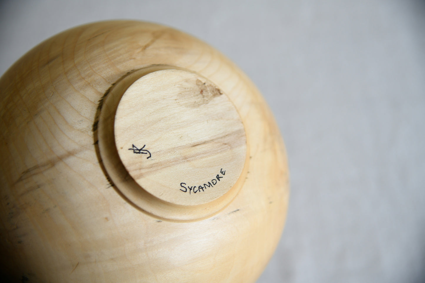Turned Sycamore Vase