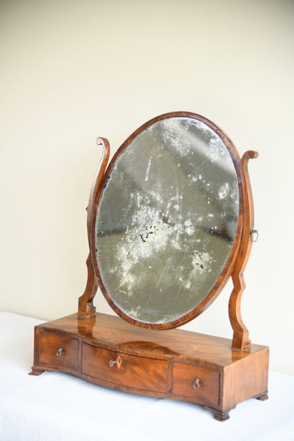 Georgian Mahogany Dressing Table Mirror