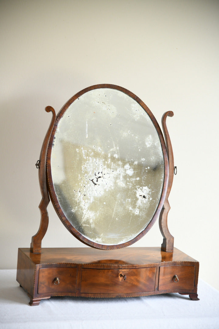 Georgian Mahogany Dressing Table Mirror