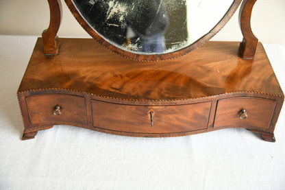 Georgian Mahogany Dressing Table Mirror