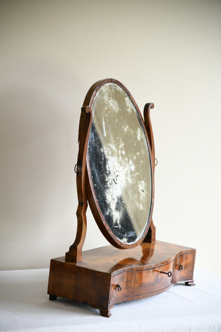Georgian Mahogany Dressing Table Mirror