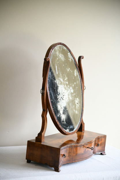 Georgian Mahogany Dressing Table Mirror