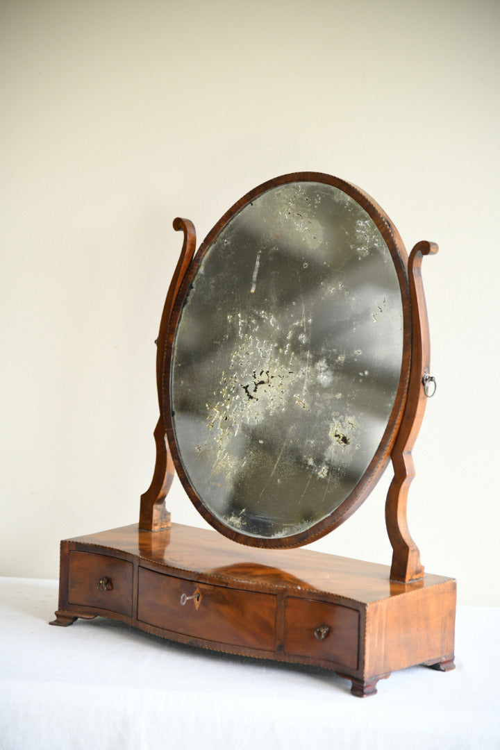 Georgian Mahogany Dressing Table Mirror