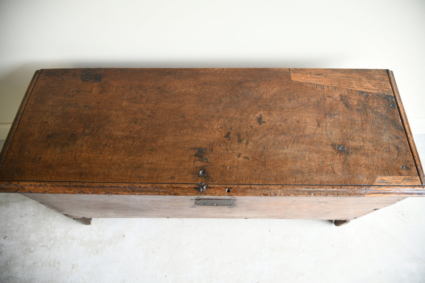 18th Century Six Plank Coffer