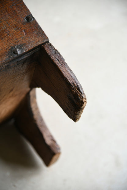 18th Century Six Plank Coffer