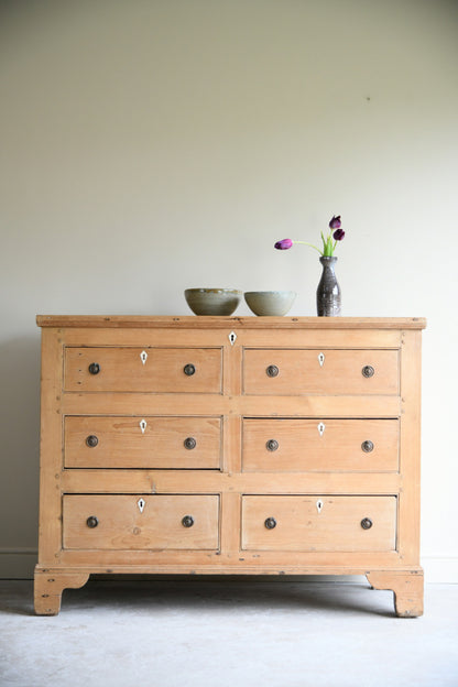Antique Pine Mule Chest
