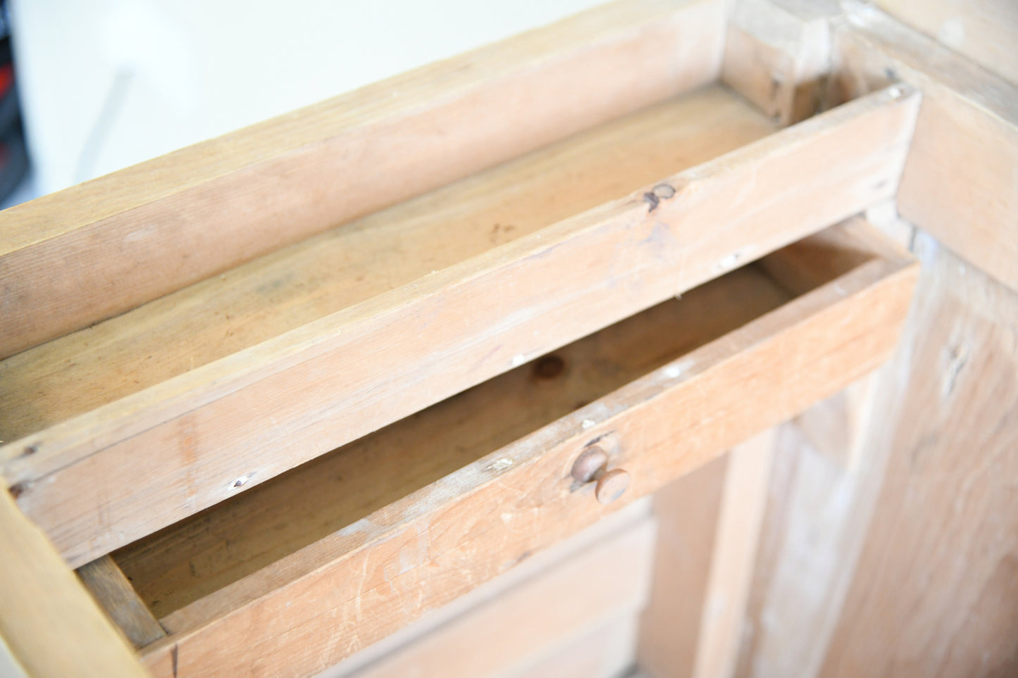 Antique Pine Mule Chest