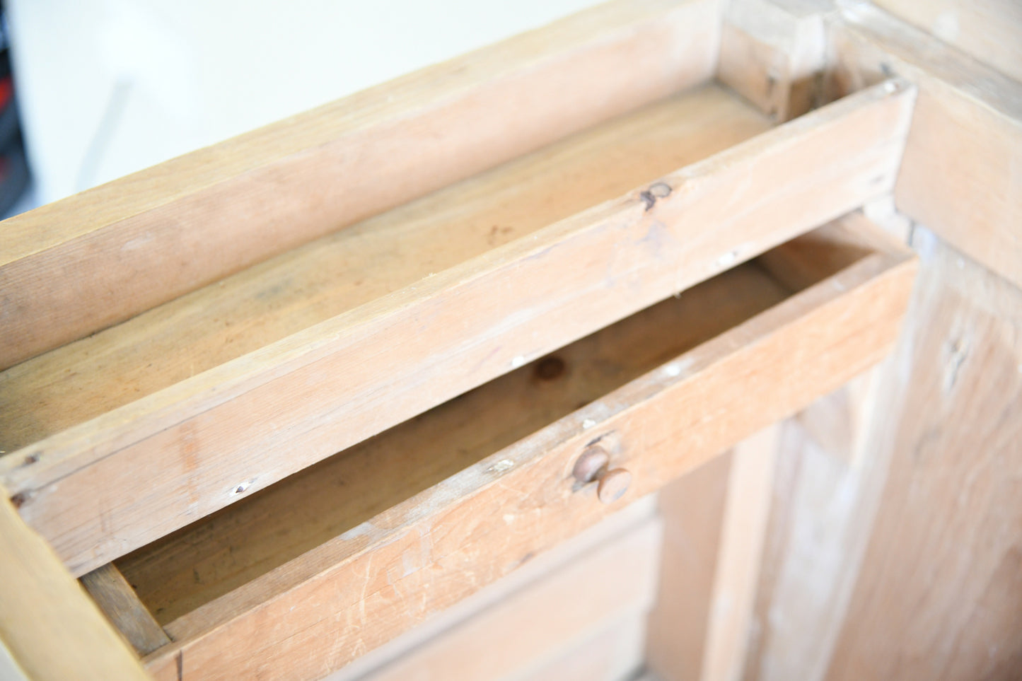 Antique Pine Mule Chest