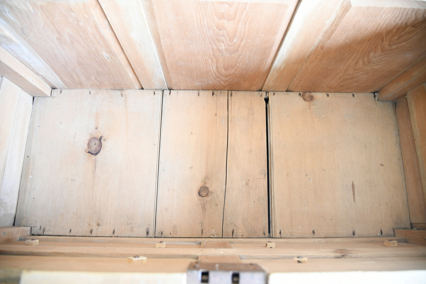 Antique Pine Mule Chest