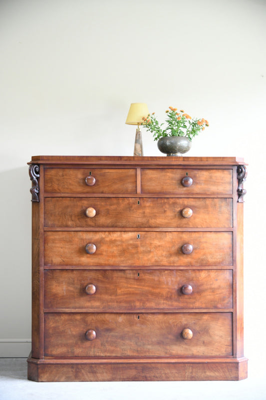 Antique Large Mahogany Chest of Drawers