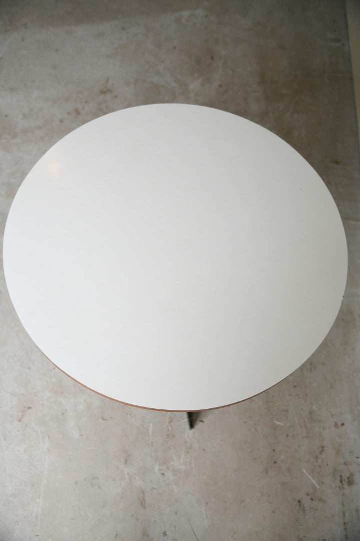 Retro Round Formica Coffee Table