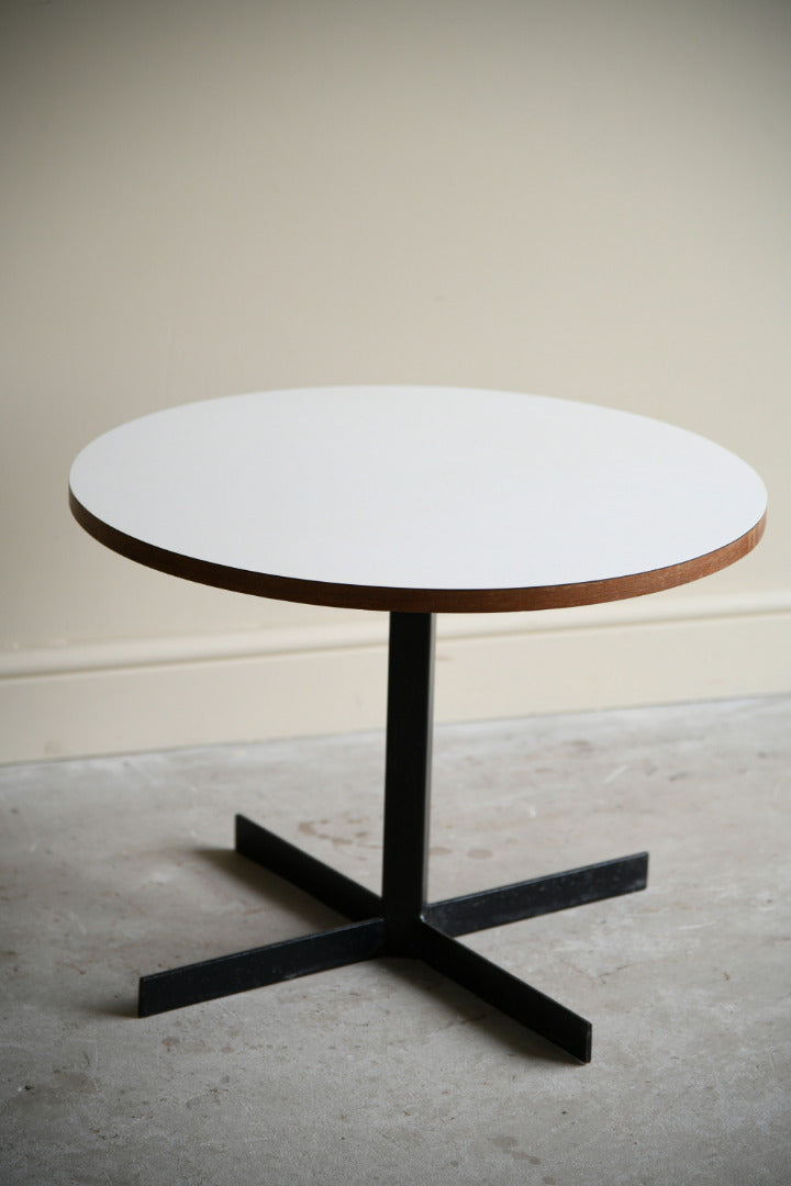 Retro Round Formica Coffee Table