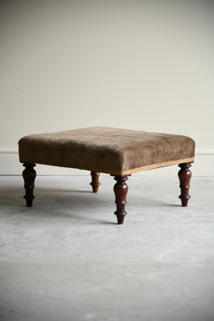 Square Upholstered Footstool