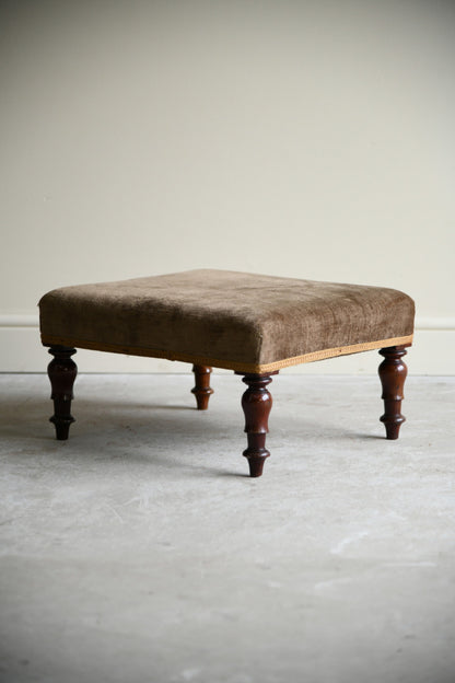 Square Upholstered Footstool