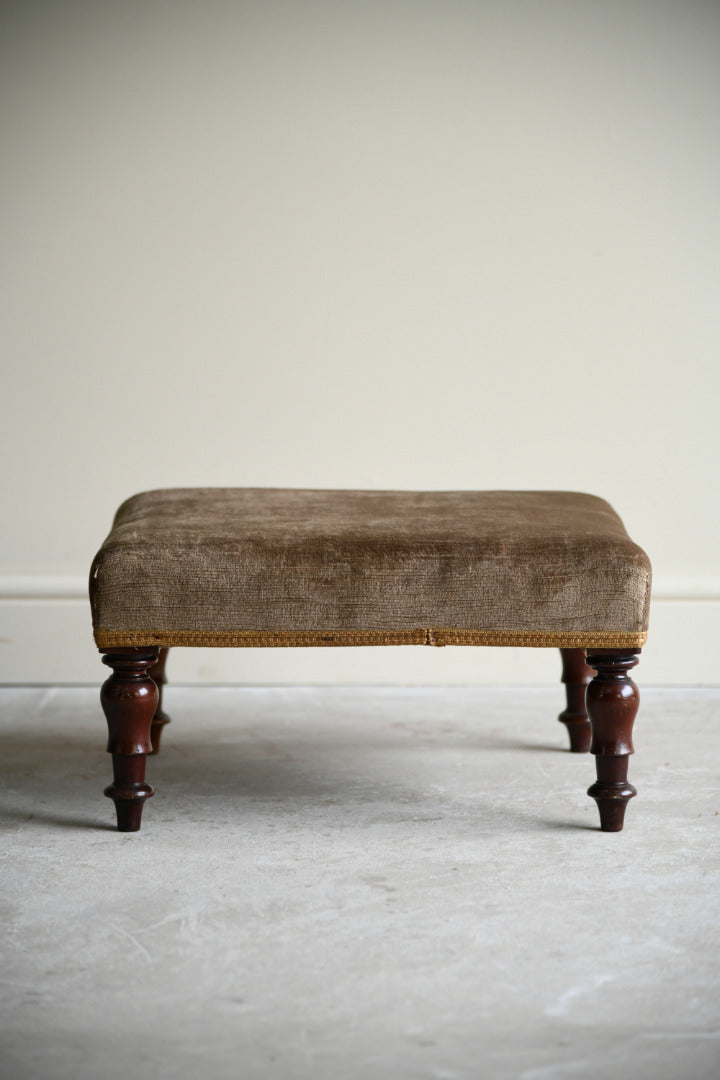 Square Upholstered Footstool