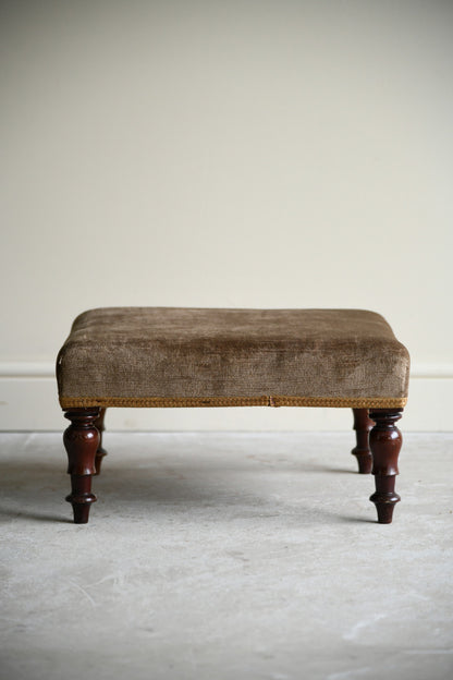 Square Upholstered Footstool