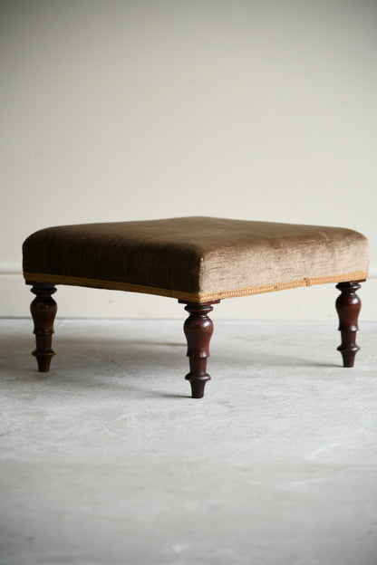 Square Upholstered Footstool