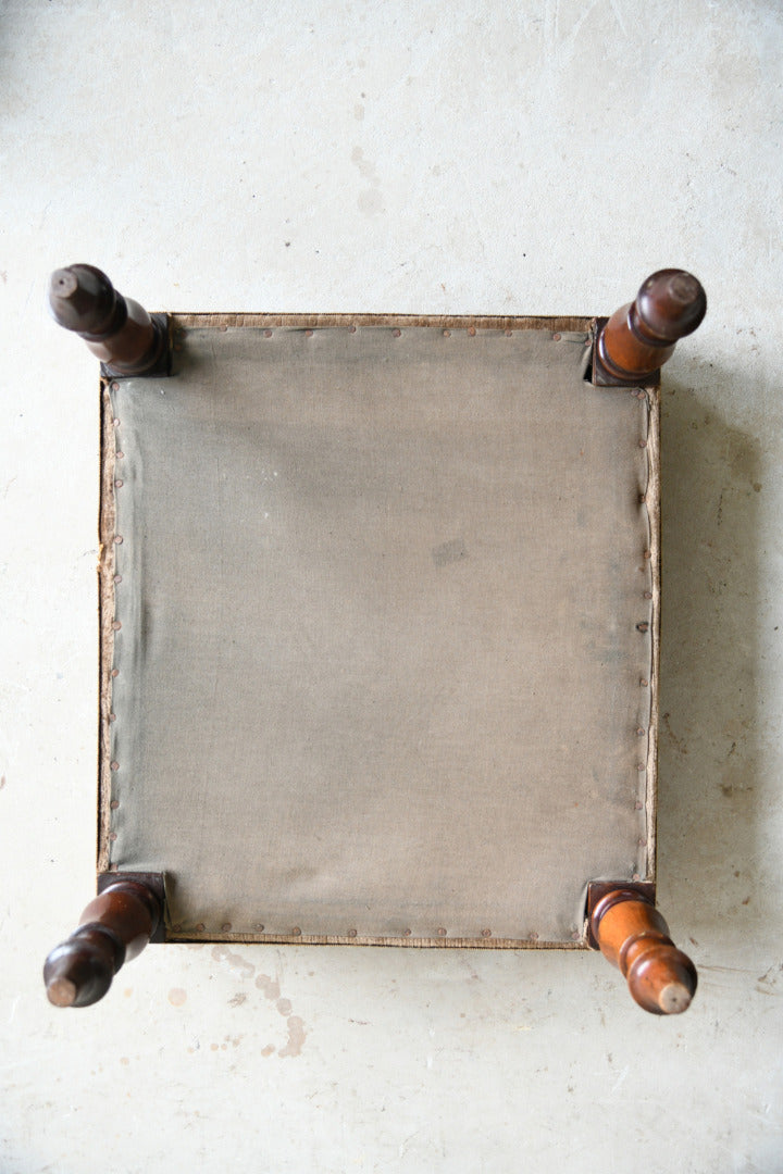 Square Upholstered Footstool