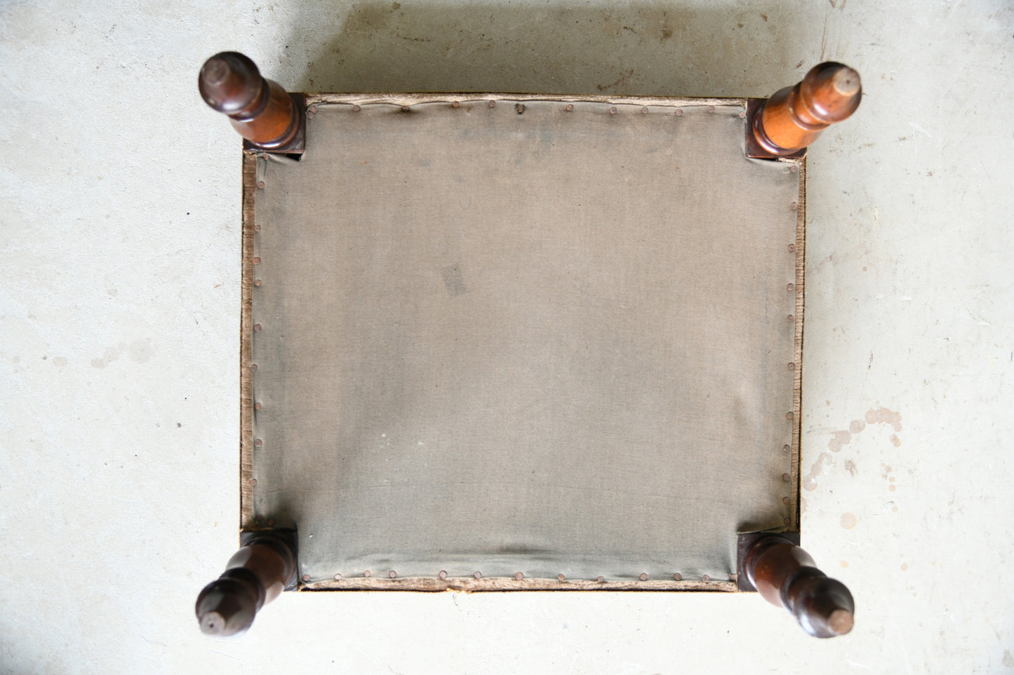 Square Upholstered Footstool