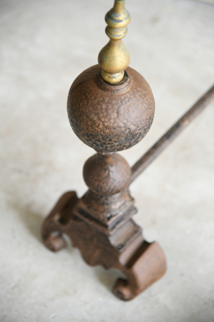 Pair Antique Andirons